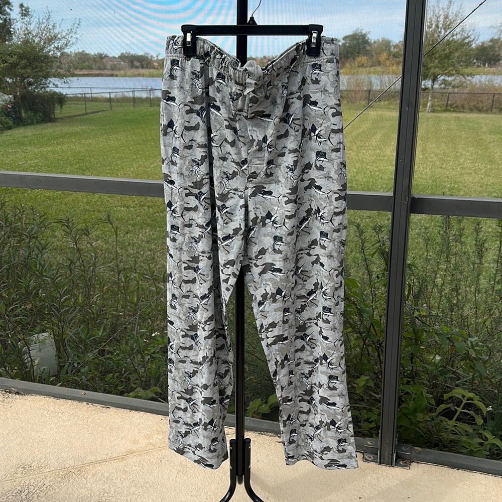 Guy Harvey Sailfish Pajama Pants XL